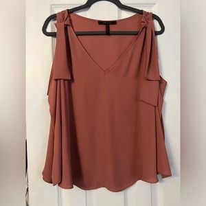 BCBG cold shoulder blouse